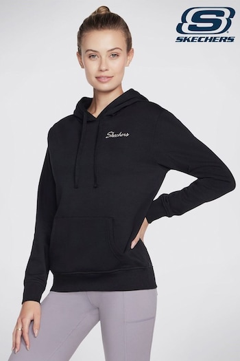 Skechers Gratis Black Signature Pullover Womens Hoodie (T15156) | £43