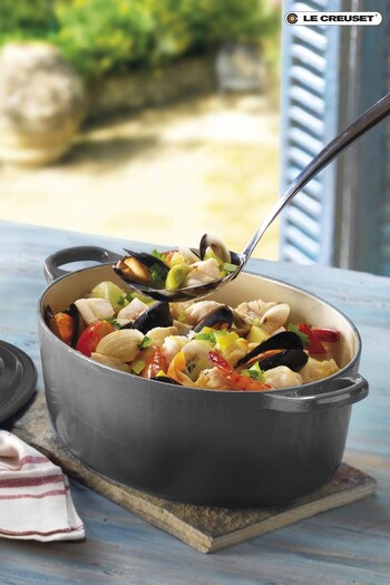 Le Creuset Flint Grey Signature Cast Iron Oval 29cm Casserole Dish Flint (T15554) | £221