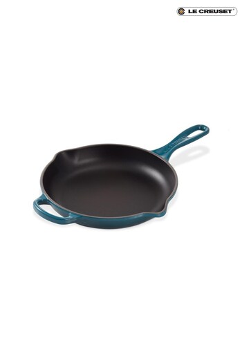 Le Creuset Blue Blue Signature Iron 26cm Frying Pan (T15574) | £109