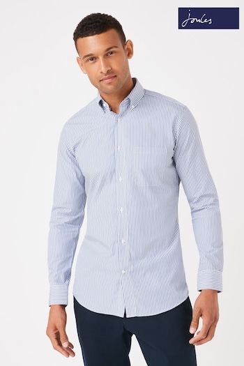 Joules White/Blue Striped Shirt (T15858) | £49