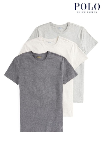 Polo Ralph Lauren Short Sleeved Crew Neck T-Shirts 3 Pack (T16450) | £60