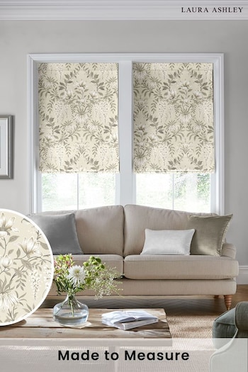 Laura Ashley Natural Parterre Made To Measure Roman Blind (T16592) | £79