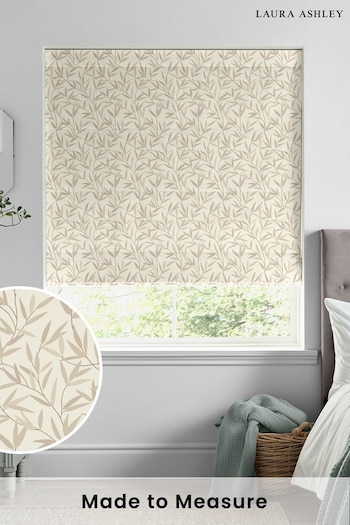 Laura Ashley Natural Willow Leaf Made To Measure Roman Blind (T16594) | £79