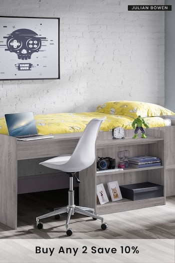 Julian Bowen Grey Neptune Midsleeper with Storage (T16600) | £295