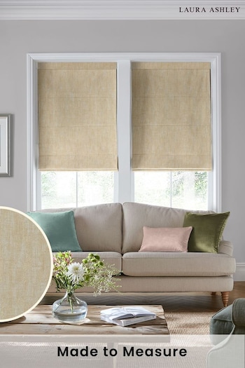 Laura Ashley Gold Whinfell Made To Measure Roman Blind (T16626) | £79