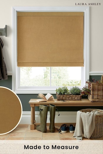 Laura Ashley Orange Swanson Made To Measure Roman Blind (T16628) | £84