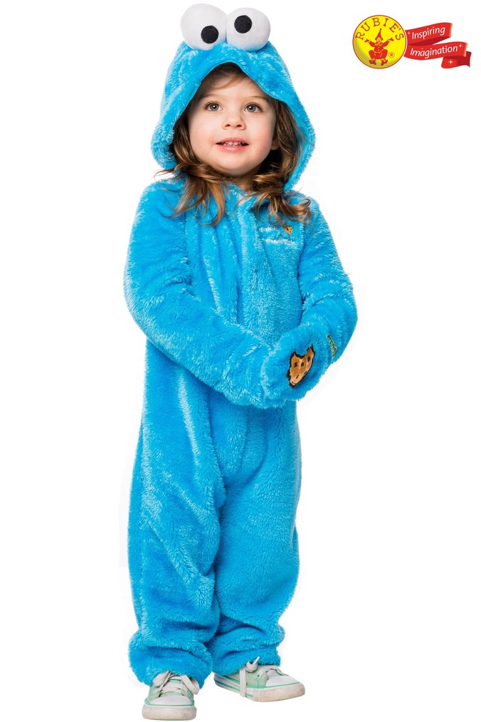 Rubies Blue Cookie Monster Toddler Fancy Dress M09 Costume Onesie (T16940) | £23
