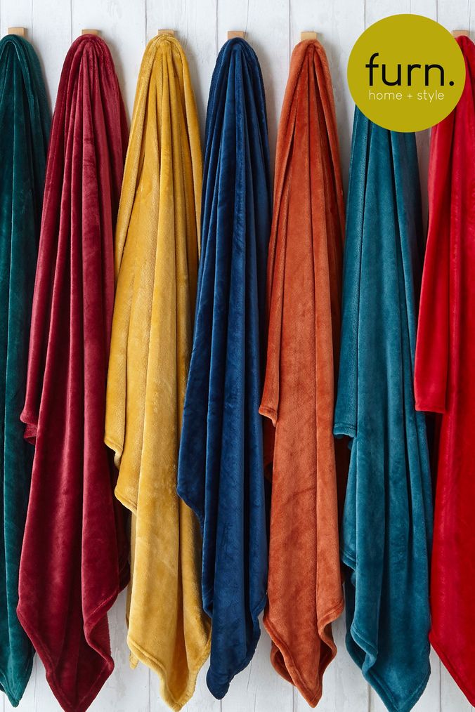 Next best sale throws blue