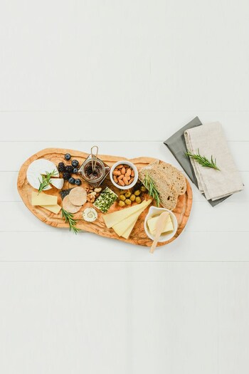 Naturally Med Natural Carving Board (With Groove) 45cm (T19076) | £40