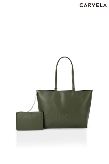 Carvela Green Frame Winged Shopper Bag (T19196) | £129