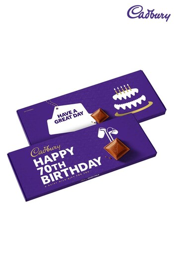 Cadbury Happy 70th Birthday Chocolate Dairy Milk Giant Bar (T19205) | £18