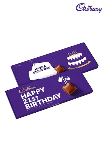 Cadbury Happy 21st Birthday Chocolate Dairy Milk Giant Bar (T19206) | £18