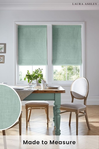 Laura Ashley Green Easton Made To Measure Roman Blind (T19699) | £79