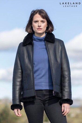 Lakeland Leather Cartmel Sheepskin Jacket In Black (T20093) | £349