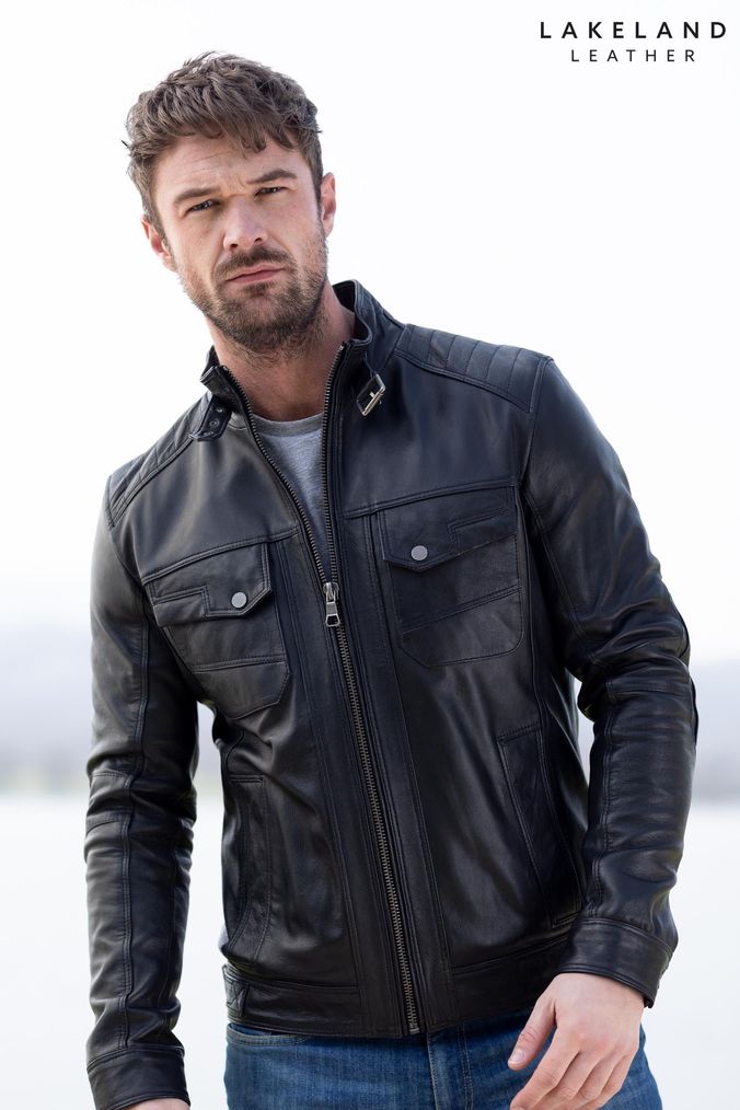 Buy Men s Lakeland Leather Leather Jackets Online Next UK