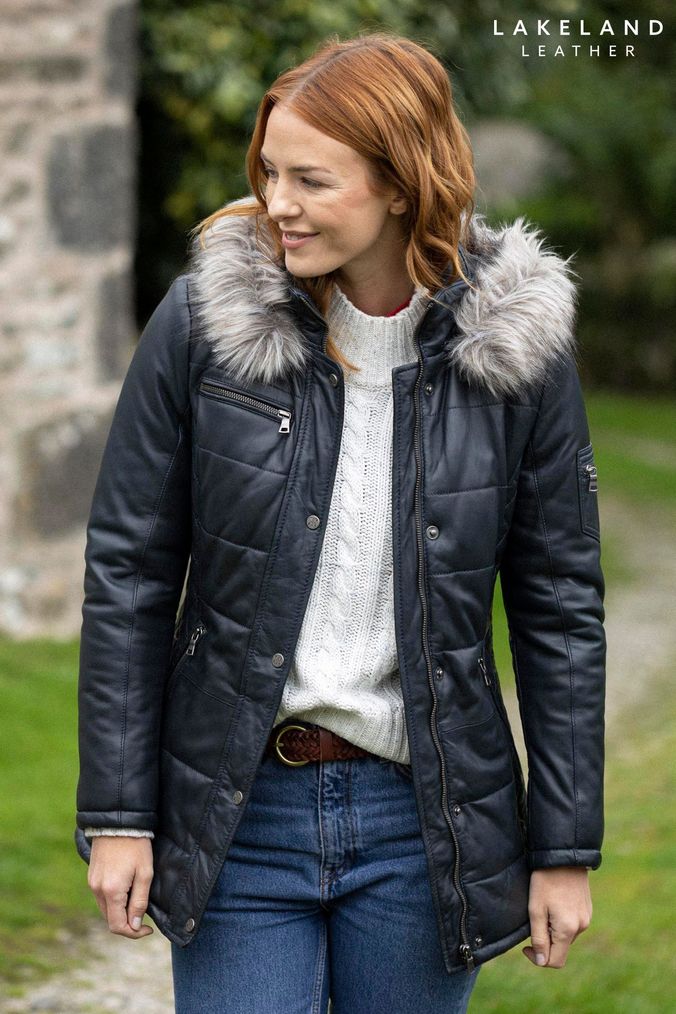 Lakeland women's leather best sale jackets