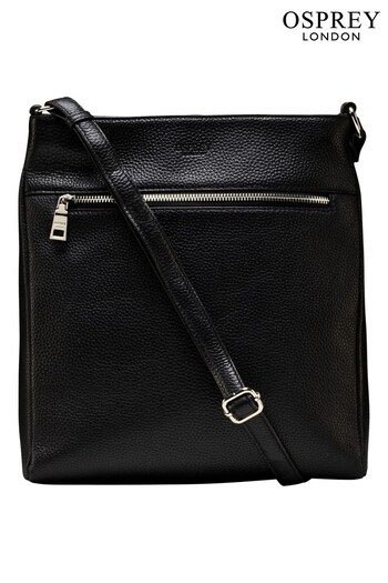 OSPREY LONDON Grainy Hide Leather Ola Cross-Body Bag (T20473) | £79