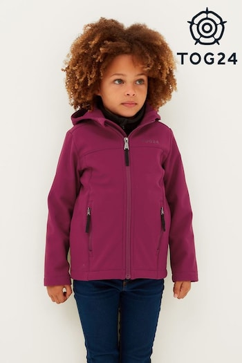 Tog 24 Pink Koroma Softshell Hooded Jacket (T20839) | £35