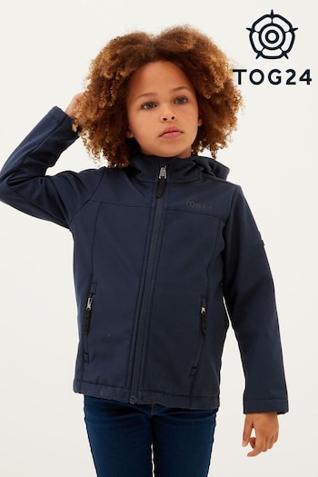Tog 24 Blue Koroma Softshell Hooded Jacket (T20840) | £35