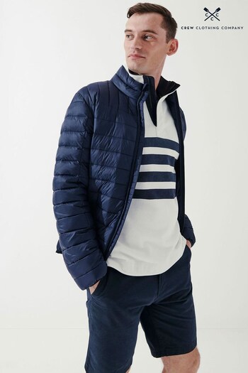 Crew Clothing Company Mens Blue Lightweight Lowther Jacket (T21012) | £109
