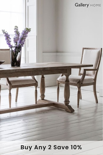 Gallery Home Natural Missouri 10 Seater Extending Dining Table (T21330) | £1,205