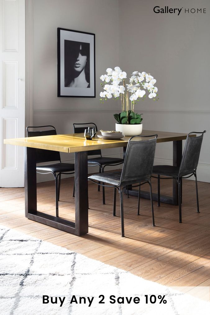 Buy Gold Dining Tables Homeware Diningroomfurniture Online Next UK