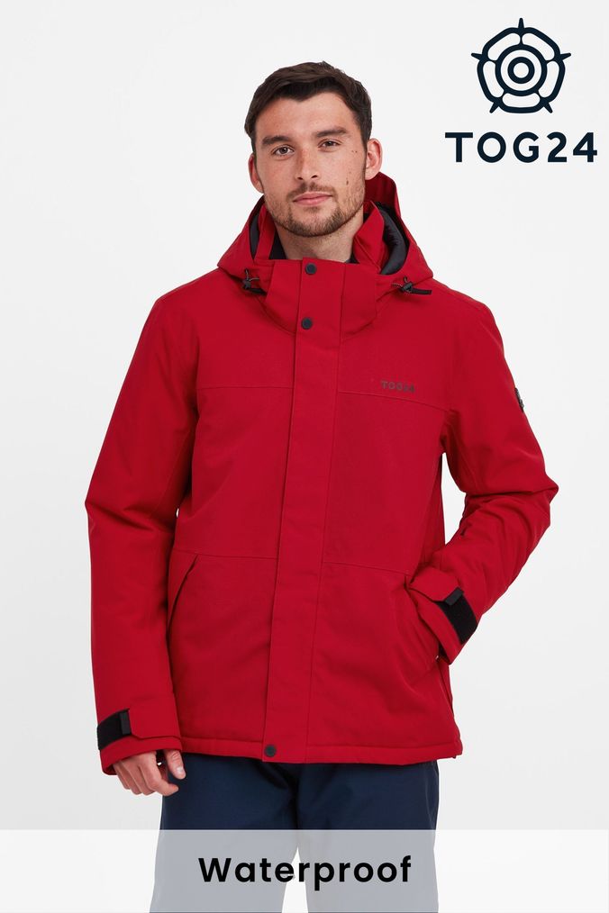 Mens red coats outlet and jackets
