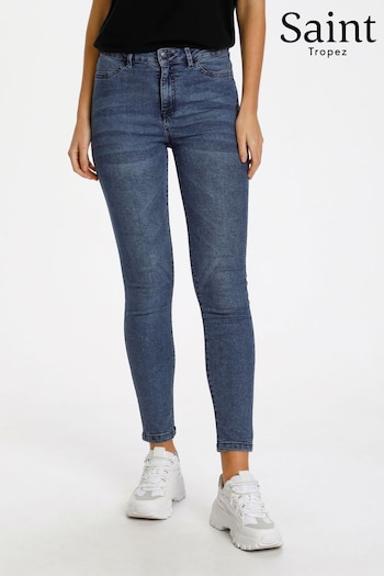 Saint Tropez Blue Tinna Slim Jeans verwaschenem (T22642) | £40