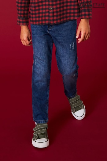 White Stuff Blue River Rib And Repair Jeans open (T22680) | £20