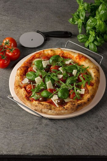 Tala Cream Pizza Stone With Cutter (T23069) | £19
