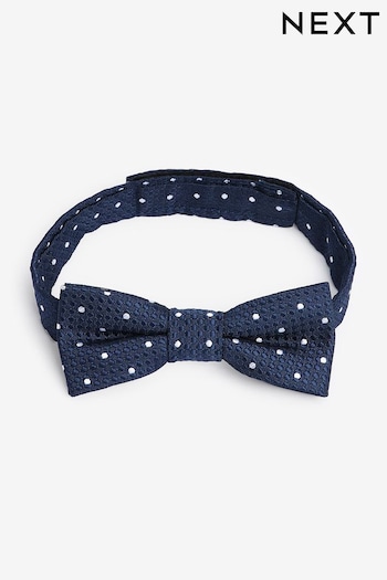 Navy Blue/White Bow Tie (1-16yrs) (T23092) | £7
