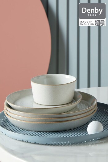 Denby 12 Piece Cream Impression Cream Tableware Set (T23101) | £120