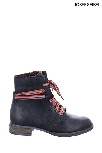Josef Seibel Blue Sanja 04 Leather Ankle Boots (T23523) | £99
