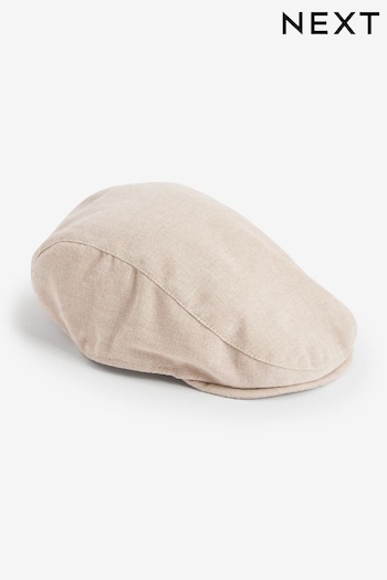 Beige KLEIN Flat Cap BLACK (0mths-2yrs) (T23747) | £7