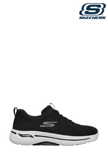 Skechers Black/White GO Walk Arch Fit Unify Womens Trainers (T24232) | £84