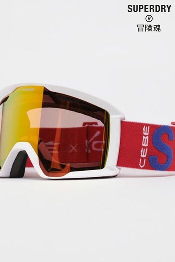 Superdry White Sport Reference Ski Goggles (T25273) | £95