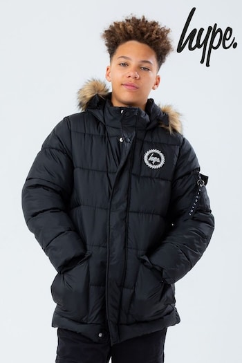 Hype Black Boys Explorer Jacket (T26059) | £60