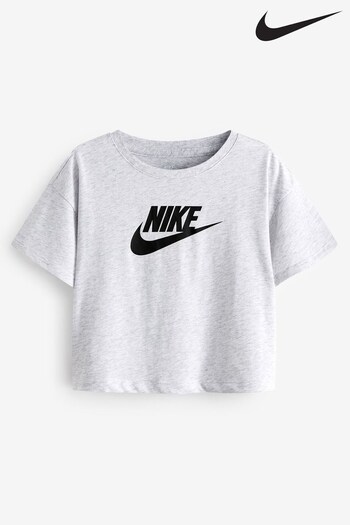 Nike Grey Little Kids Club Oversized T-Shirt (T26357) | £18