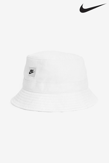 Nike White Bucket Hat Little Kids (T26390) | £18