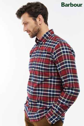 Barbour® Red Betsom Tailored Checked Shirt (T27418) | £70