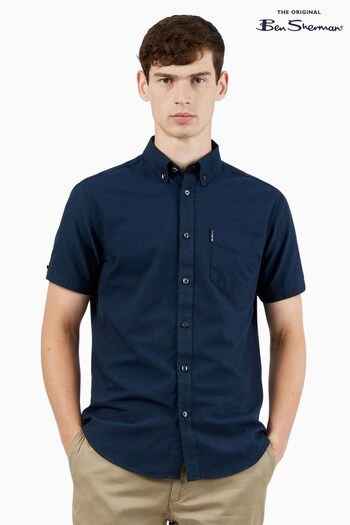 Ben Sherman Navy Blue Signature Oxford Shirt (T27561) | £55