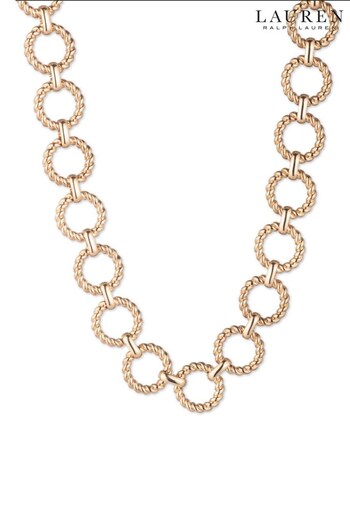 Lauren Ralph Lauren Gold Tone Rope Necklace (T27652) | £110