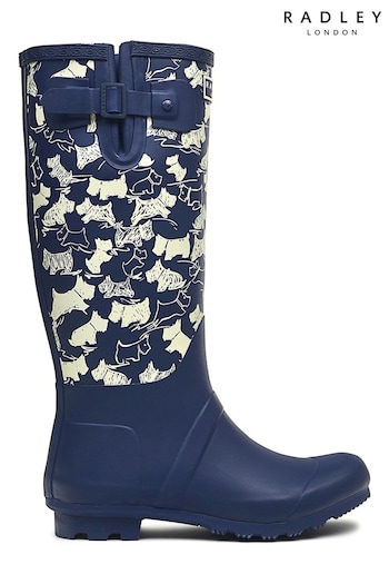 Radley London Blue Alba Printed Wellies (T27744) | £89