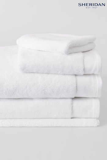 Sheridan White Luxury Retreat Towel (T27821) | £24 - £62