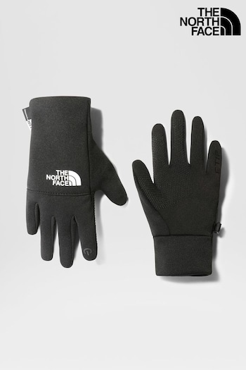 The North Face Kids Black Recycled Etip Gloves (T28392) | £35