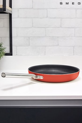 Smeg Red Red Frypan 28cm (T28737) | £100