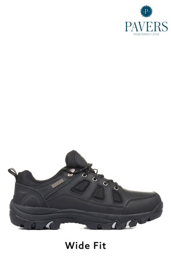 Pavers Mens Wide Fit Water Resistant Leather Walking Shoes (T28844) | £50