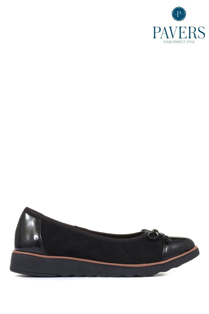 Pavers black on sale patent shoes