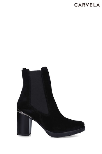 Carvela Comfort Black Reach Ankle Boots (T29207) | £179