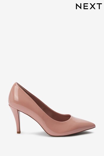 Nude Pink Extra Wide Fit Forever Comfort® Mid Heel Court Shoes (T29471) | £28